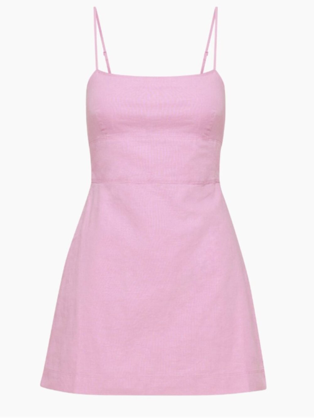 NWT Sunday Best Quaint Linen/Cotton Lilac Mini Dress